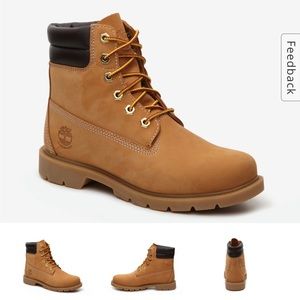 NIB Timberland LINDEN WOODS Women's Waterproof Boots Wheat Nubuck US Size 6.5